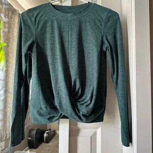 Old Navy Relaxed Breathe ON Twist-Hem Cropped Top